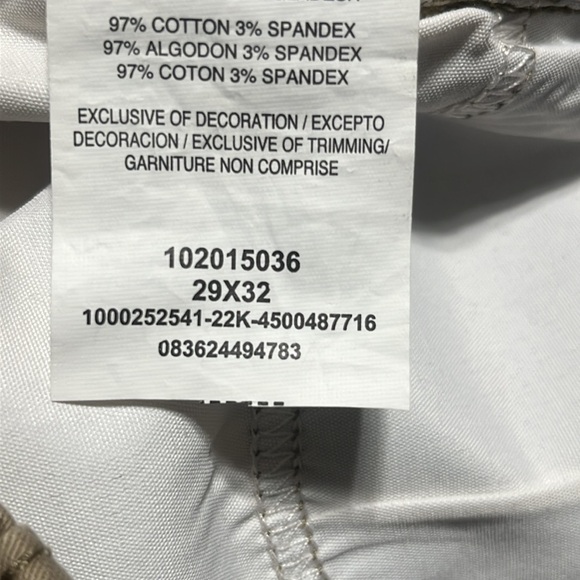 Lee Extreme Motion Khaki Pants, STRAIGHT FIT TAPERED LEG, MEN SIZE 29/32 - Picture 11 of 13